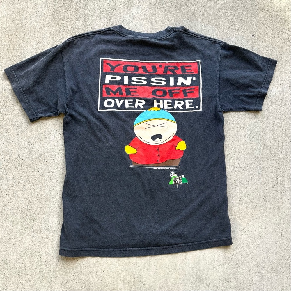 Vintage South Park T Shirt Carrman Comedy Central Cartoon 90s Large